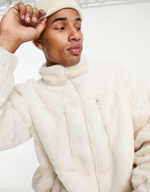 Bershka Faux Fur Coat, $101, Asos