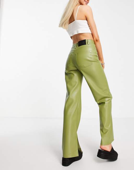 Bershka best sale pantalon vert