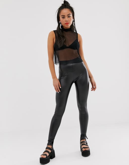 Women's Leather & Faux Leather Leggings and Pants