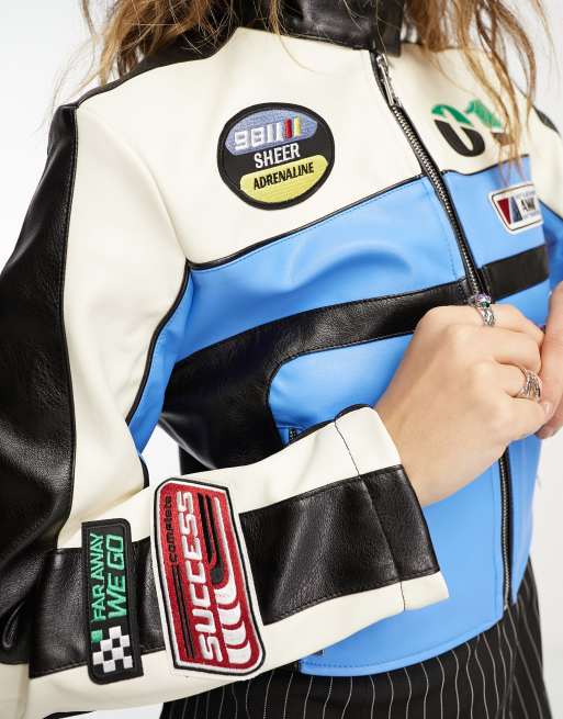 Faraway Jacket in Black/White Stripe