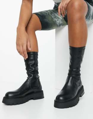 Bershka chunky outlet boots