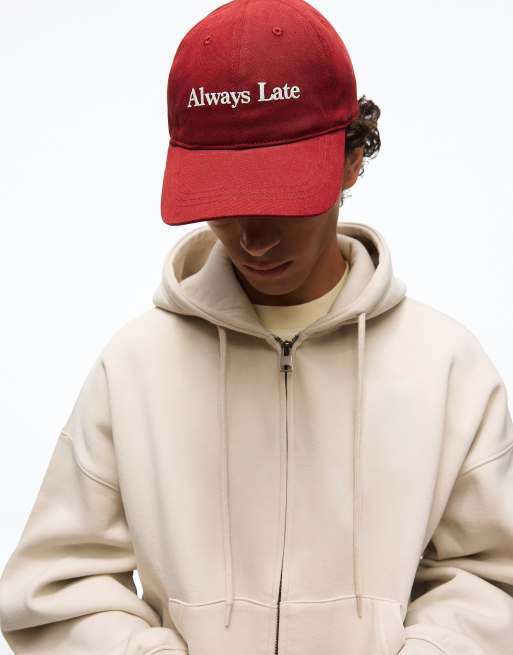 Bershka - Felpa con cappuccio squadrata color sabbia con zip, 5 di 7