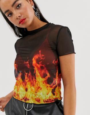 red fire shirt