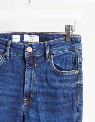 dark blue flare jeans