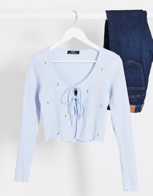 bershka cardigan top