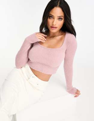 Bershka shop fluffy jumper