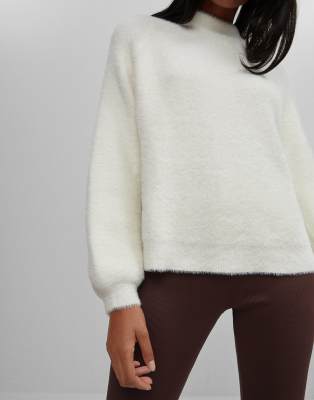 fluffy knit sweater