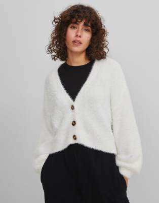 cardigan with fluffy cuffs
