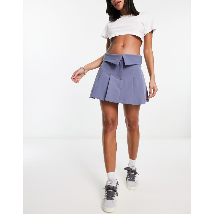 Bershka pink pleated skirt sale