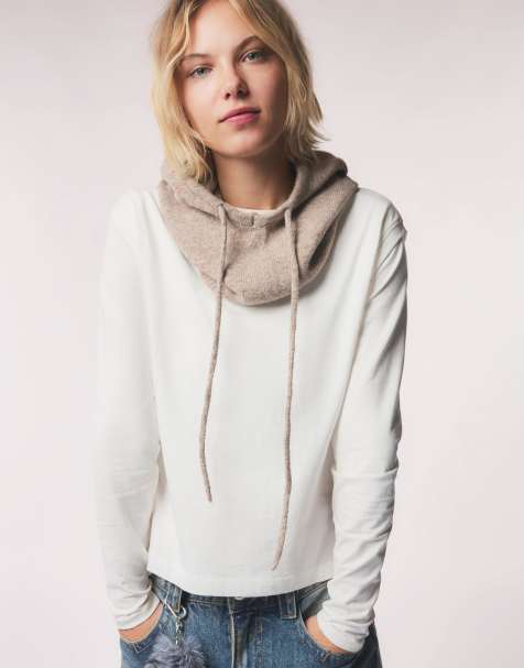 Bershka - Gebreide bivakmuts in beige - view 1