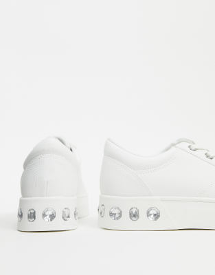 bershka white shoes