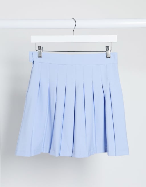 Bershka Geplooide rok in blauw