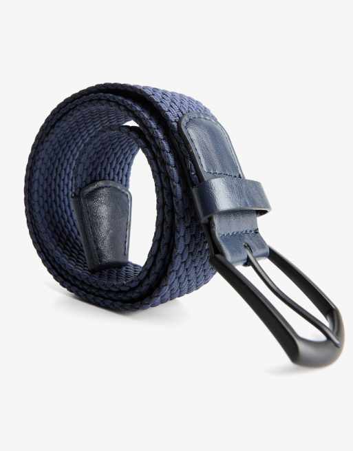 Bershka - Gevlochten riem in blauw, 3 van 3
