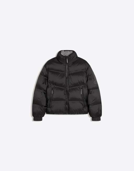 Bershka giacca imbottita tecnica nera, 5 di 5