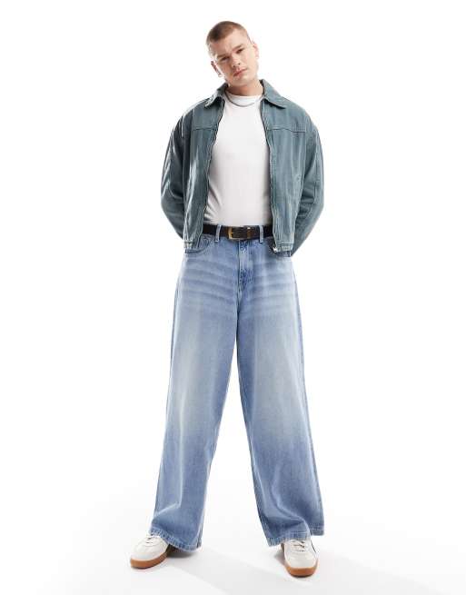Giacca jeans uomo bershka hot sale