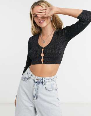 90s cropped cardigan