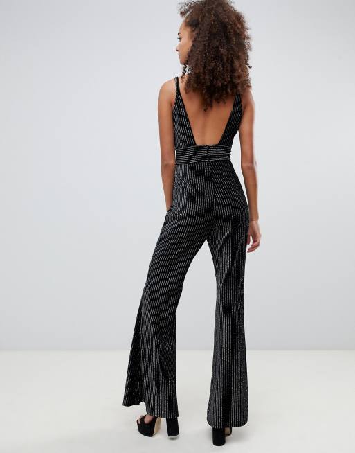 Bershka velvet hot sale jumpsuit