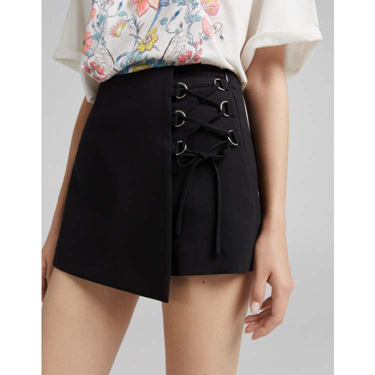 Gonna nera bershka online