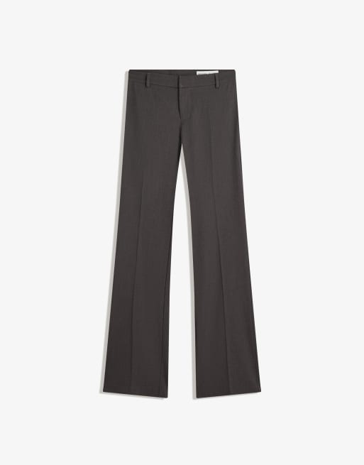 Bershka - Grå bootcut-bukser, 3 af 4