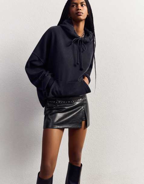 Bershka - Grå oversized hættetrøje - view 1