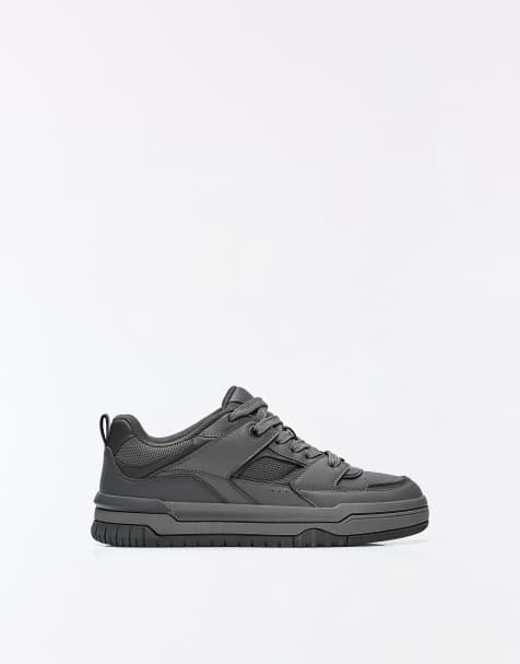 Bershka - Grå skater-sneakers - view 1