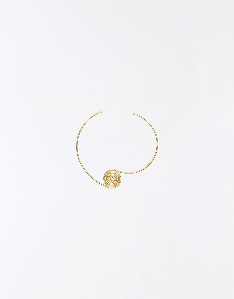 Gold Spiral Necklace