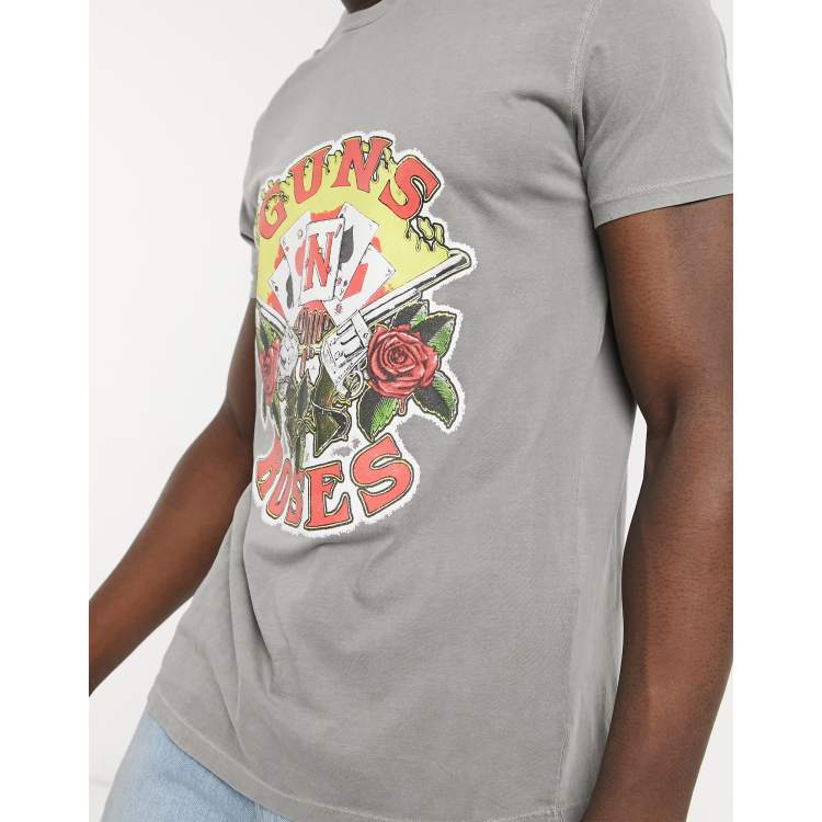 Camiseta guns and roses bershka new arrivals