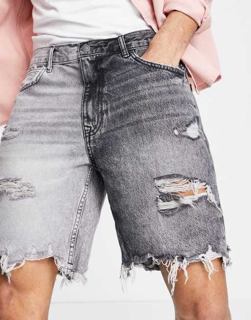 Half deals jean shorts