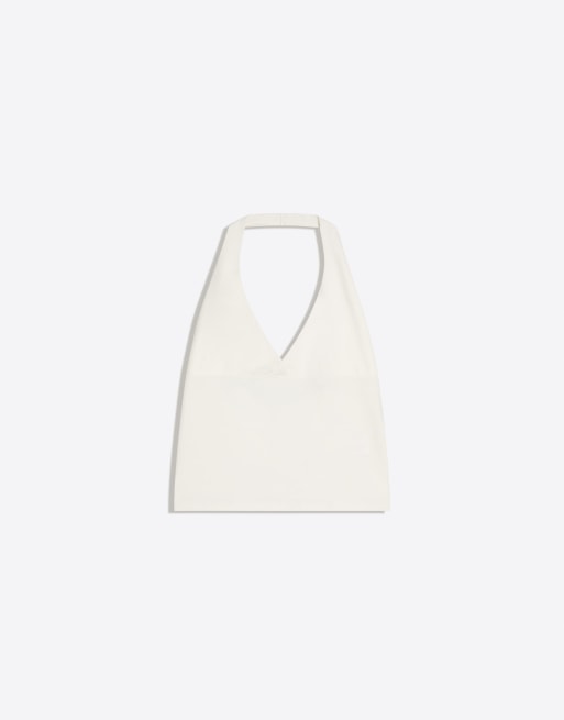 Bershka Halter top in white, 2 of 4