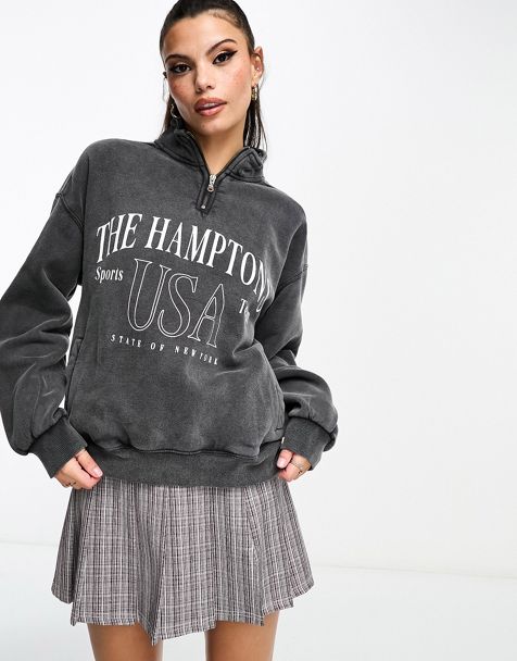 Pull&Bear 'Arizona' sweatshirt in light grey