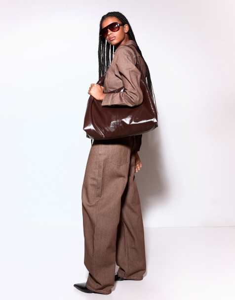 Bershka – Handtasche in Braun - view 1
