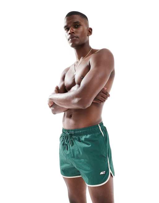 Bershka - Hardloop-zwemshort in groen