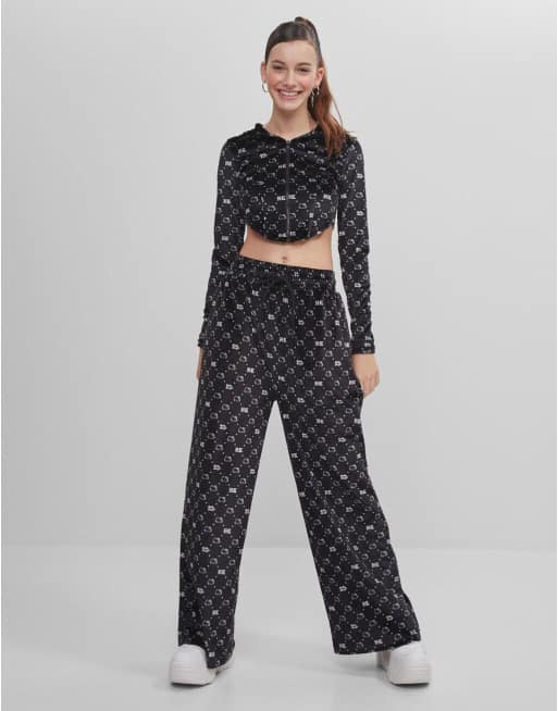 Bershka × Hello Kitty – Czarny dres z joggersami i bluzą z kapturem - zestaw, 3 z 3