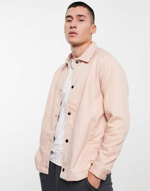 Bershka – Hemdjacke in Rosa