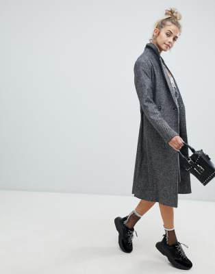 asos herringbone coat