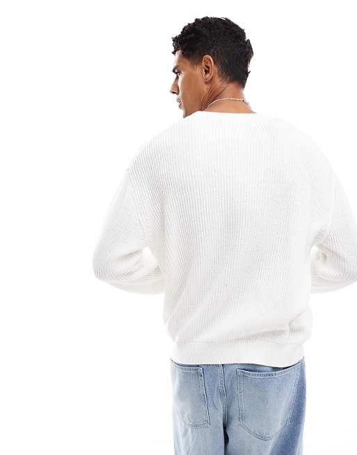 Bershka HGHRS sweatshirt in white | ASOS Bershka HGHRS sweatshirt in white | ASOS