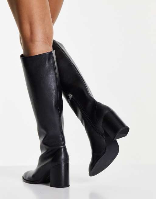 Bershka long sale boots