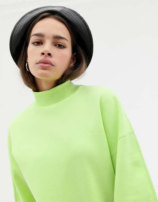 Bershka 2025 neon turtleneck