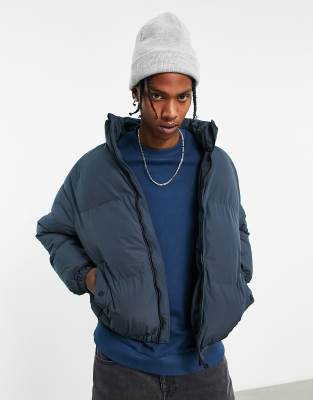 high neck padded jacket