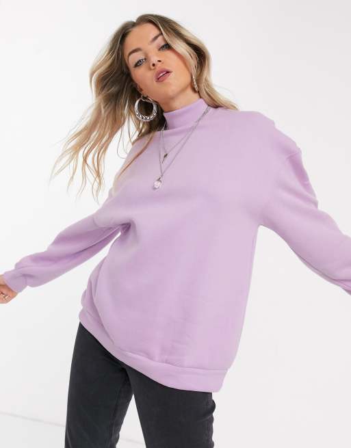 High neck sweat discount top