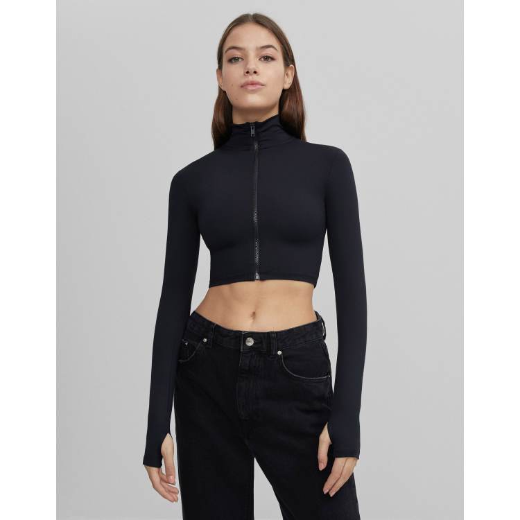 トップス Raucohouse Snowing high neck zip-up Women's Mock Neck Zip Front Warehouse One
