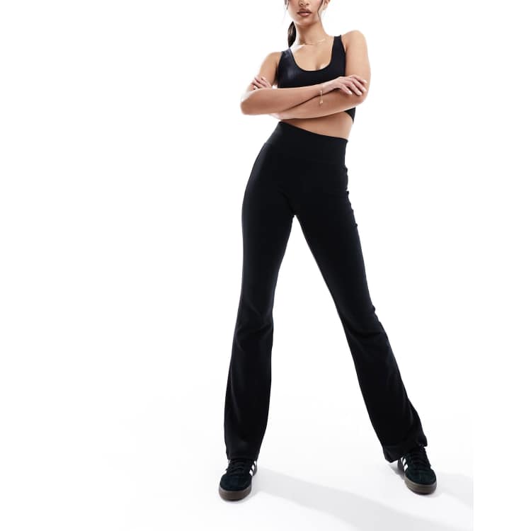 Buy Amante Black High Rise Flaunt Flared Travel Pants online