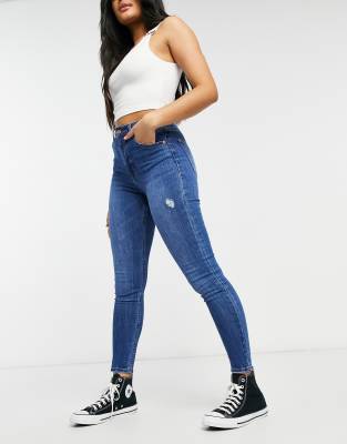 blue skinny jean