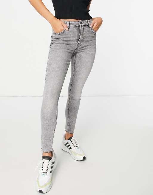 Jean discount gris bershka