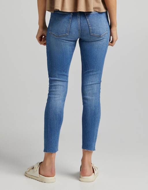Skinny medium rise bershka store