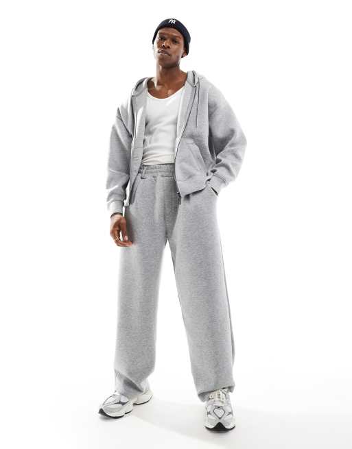 Bershka – Hochwertiges Set in Grau