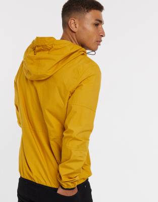 mustard jacket with hood