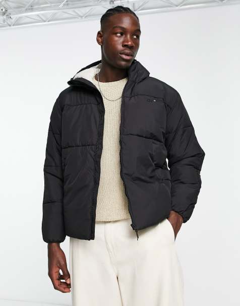 PacSun Black Hooded Puffer Jacket