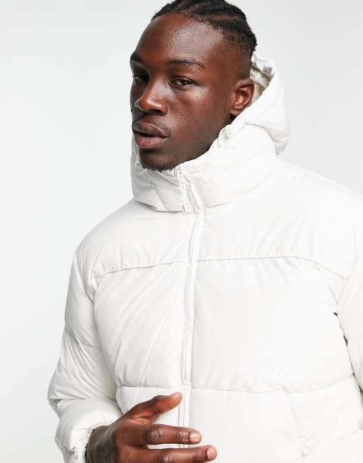 Bershka white hotsell puffer jacket