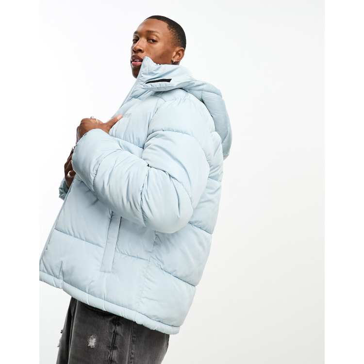 NVLTY - Paint Puffer Jacket - Baby Blue – N V L T Y